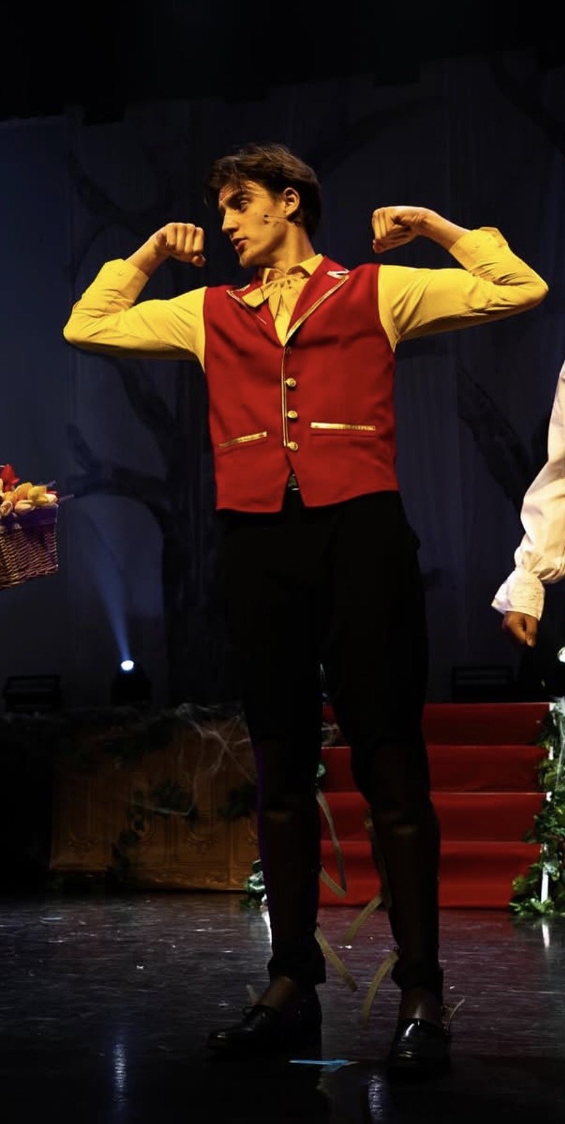 Bastian Gandy as Gaston, school production